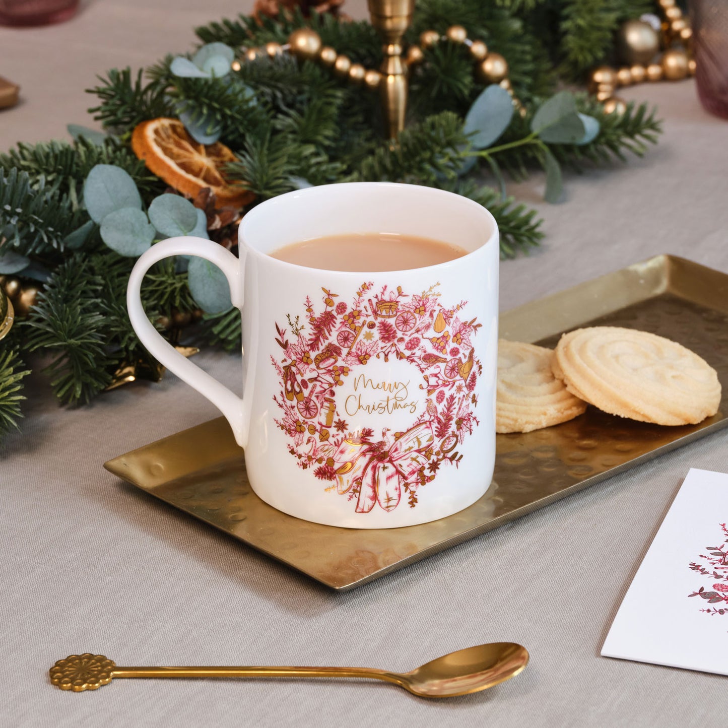 Christmas Wreath Mug