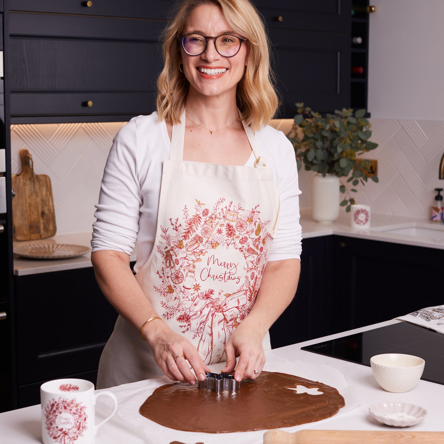 Christmas Wreath Apron