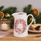 Christmas Wreath 1/2 Pint Jug