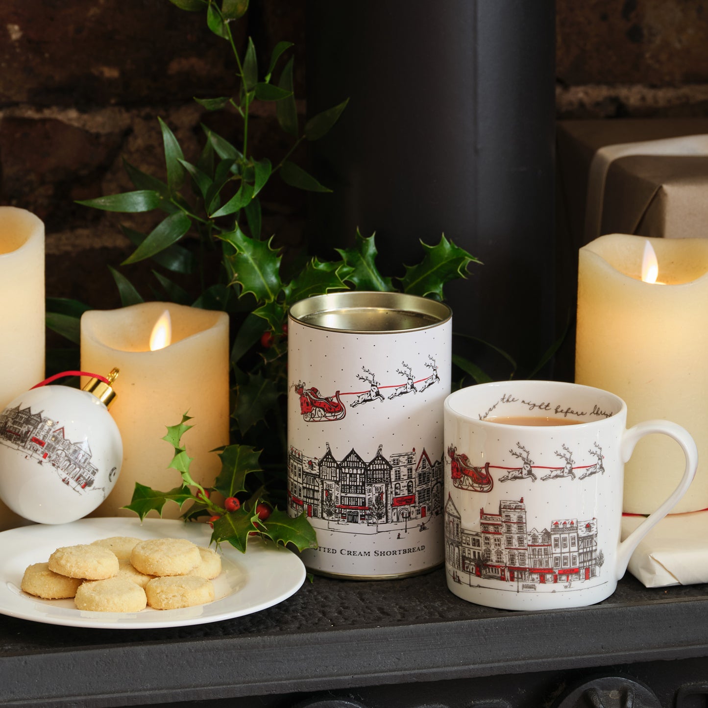 Santa's Sleigh Shortbread Biscuits